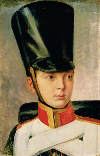 Portret van Kroonprins Alexander Nikolayevich (1818-81), 1830 door Aleksandr Ivanovic Zauervejd